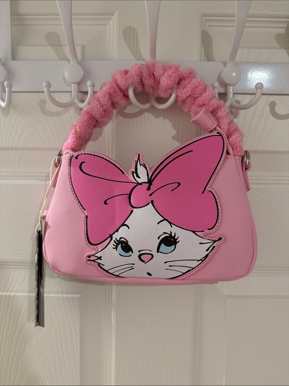 NWT Loungefly Pink Marie Bow Mini Bag